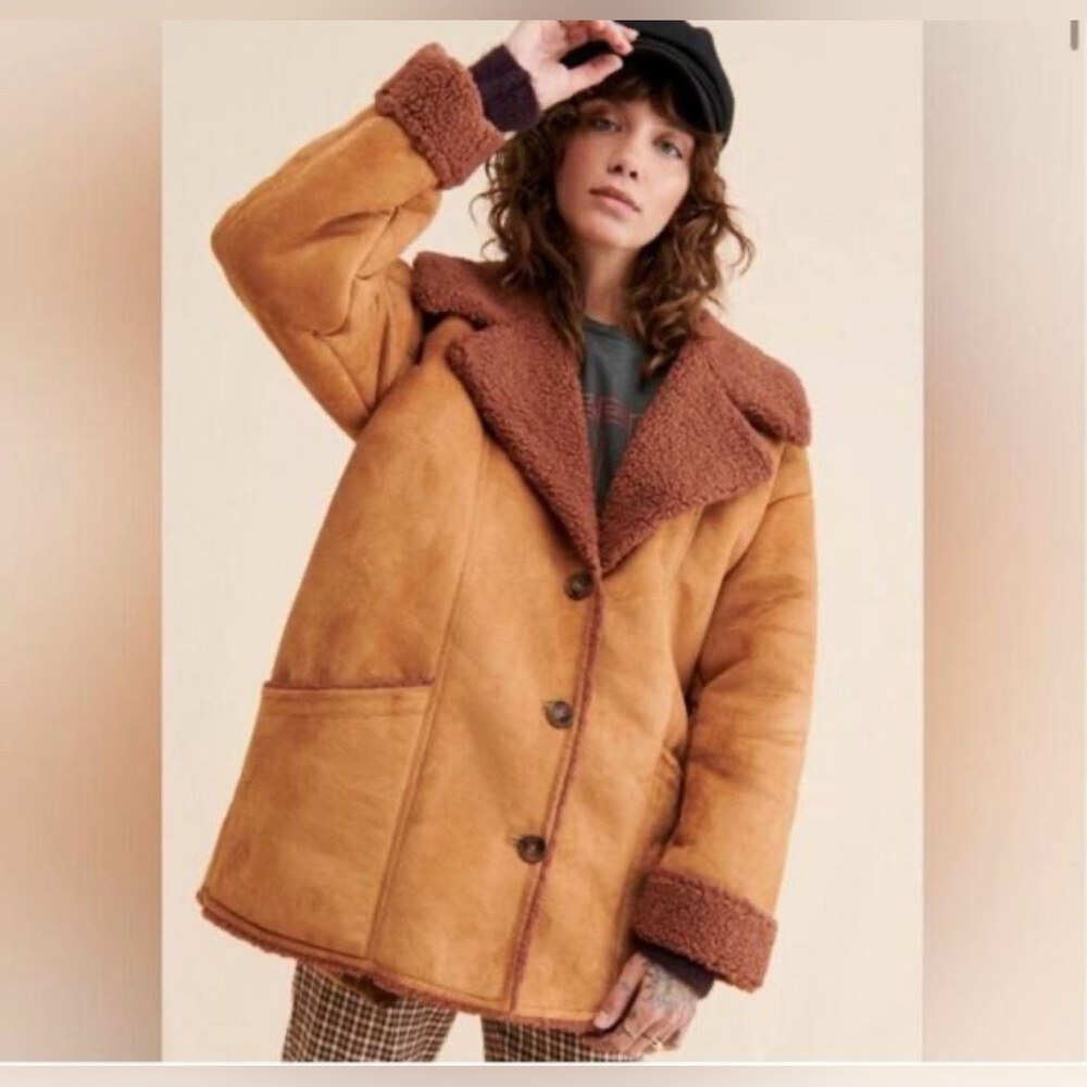 Free People We the Free Diogo Coat/Jacket, MED - Picture 2 of 5
